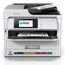 Multifuncional Epson Pro WF-C5890 (Color/ Jato de Tinta/ Fax/ Ethernet/ Wi-Fi / Duplex/ ADF/ Bivolt) Branca Multifuncional Epson Pro WF-C5890 (Color/ Jato de Tinta/ Fax/ Ethernet/ Wi-Fi / Duplex/ ADF/ Bivolt) Branca
