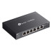 Switch 6 portas TP-LINK ES206GP GIGABIT Rack Case Metal C/4 Portas POE+