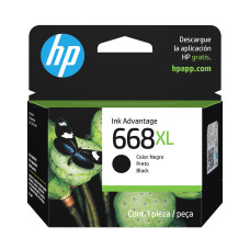 Cartucho de Tinta HP 668 XL Preto (7FP39VL)
