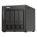 Storage QNAP 4-Baias TS-453E-8G - Intel Celeron J6412 2.6GHz (Quad-Core), 8GB DDR4,2x2.5GbE, 2xM.2, 2xPCI-E, Torre