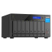 Storage QNAP 8-Baias TVS-h874T - Intel Core i7 12-Core/20 Threads, SODIMM DDR4 de 32GB (2 × 16GB), 2.5GbE (2), Thunderbolt 4 (2), PCIe Gen4 x16 (Ranhura 1), PCIe Gen4 x4 (Ranhura 2), USB 3.2 Gen 2 (1