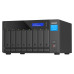 Storage QNAP 8-Baias TVS-h874T - Intel Core i7 12-Core/20 Threads, SODIMM DDR4 de 32GB (2 × 16GB), 2.5GbE (2), Thunderbolt 4 (2), PCIe Gen4 x16 (Ranhura 1), PCIe Gen4 x4 (Ranhura 2), USB 3.2 Gen 2 (1