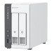 Storage QNAP 2-Baias TS-216G - ARM Cortex-A55 2.0GHz QuadCore 4GB DDR3 1xGigabit Ethernet 1x2.5 Gigabit Ethernet Torre