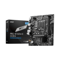 Placa Mãe MSI PRO B760M-E DDR4 ( LGA 1700/2xDDR4/HDMI/VGA/M.2/USB 3.2) Placa Mãe MSI PRO B760M-E DDR4 ( LGA 1700/2xDDR4/HDMI/VGA/M.2/USB 3.2)