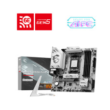 Placa Mãe MSI B850M GAMING PLUS WIFI6E (AM5/4xDDR5/HDMI/DisplayPort/M2./USB 3.2) Placa Mãe MSI B850M GAMING PLUS WIFI6E (AM5/4xDDR5/HDMI/DisplayPort/M2./USB 3.2)