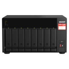 Storage QNAP 8-Baias TS-873A-8G-US - Ryzen V1500B 2.2GHz (Quad-Core), 8GB DDR4, 2x2.5GbE, 2xM.2, 2xPCI-E, Formato Torre