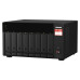 Storage QNAP 8-Baias TS-873A-8G-US - Ryzen V1500B 2.2GHz (Quad-Core), 8GB DDR4, 2x2.5GbE, 2xM.2, 2xPCI-E, Formato Torre