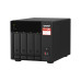 Storage QNAP TS-473A-8G 4-Baias - Ryzen V1500B 2.2GHz (Quad-Core), 8GB DDR4, 2 x 2.5G Ethernet, 2 x M.2, Torre