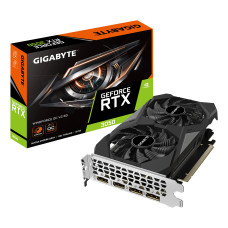 Placa de Video Gigabyte NVIDIA RTX 3050 WindForce OC V2, 6GB, GDDR6 - GV-N30S50WF20CV2-6GD Placa de Video Gigabyte NVIDIA RTX 3050 WindForce OC V2, 6GB, GDDR6 - GV-N30S50WF20CV2-6GD