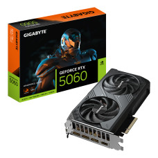 Placa de Video Gigabyte NVIDIA RTX 5060 WindForce OC, 8GB, GDDR7 - GV-N5060WF20C-8GD Placa de Video Gigabyte NVIDIA RTX 5060 WindForce OC, 8GB, GDDR7 - GV-N5060WF20C-8GD