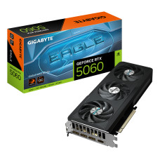 Placa de Video Gigabyte NVIDIA RTX 5060 Eagle Max OC, 8GB, GDDR7 - GV-NSO60EAGLEMAX OC-8GD Placa de Video Gigabyte NVIDIA RTX 5060 Eagle Max OC, 8GB, GDDR7 - GV-NSO60EAGLEMAX OC-8GD
