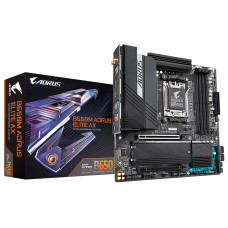 Placa Mãe Gigabyte B650M AORUS ELITE AX WIFI (AM5/4xDDR5/HDMI/DP/USB 3.2/M.2)