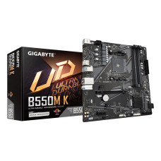 Placa Mãe Gigabyte B550M-K (AM4/4xDDR4/DisplayPort/HDMI/DDR4/USB 3.2/M.2) Rev. 1.0