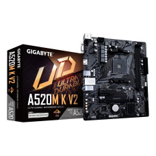 Placa Mãe Gigabyte A520M K V2 (AM4/2xDDR4/HDMI/D-Sub/M.2/USB 3.2)