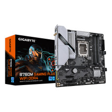 Placa Mãe Gigabyte B760M GAMING PLUS WIFI DDR4 (LGA 1700/4xDDR4/HDMI/DP/M.2/USB 3.2)