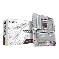 Placa Mãe Gigabyte X870 AORUS ELITE ICE WIFI 7 (AM5/4xDDR5/HDMI/DP/M.2/USB 4)