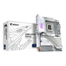 Placa Mãe Gigabyte Z890 AORUS PRO ICE WIFI 7 (LGA 1851/4xDDR5/Thunderbolt 4/USB4 TYPE-C/HDMI/M.2/5GbE) Placa Mãe Gigabyte Z890 AORUS PRO ICE WIFI 7 (LGA 1851/4xDDR5/Thunderbolt 4/USB4 TYPE-C/HDMI/M.2/5GbE)