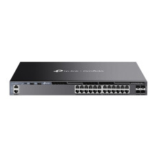 Switch Gerenciável L3 28 Portas TP-LINK TL-SG6428X GIGABIT C/4 Slots SFP+ 10Gbps (Ver. 1.0) Switch Gerenciável L3 28 Portas TP-LINK TL-SG6428X GIGABIT C/4 Slots SFP+ 10Gbps (Ver. 1.0)