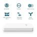 Access Point TP-LINK EAP615-Wall Omada Parede Wi-Fi 6 AX1800 Dual Band Gigabit S/FONTE (Ver. 1.0)