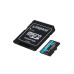 Cartão de Memória Kingston Canvas Go! Plus 64GB microSDXC UHS-I U3 V30 A2 c/Adaptador - 200MB/s - SDCG4/64GB