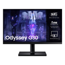 Monitor Gamer Samsung Odyssey 24 FHD 144Hz 1ms /Ajuste de Altura/Inc/Rotação/Pivot/FreeSync/HDMI/USB - LS24BG300