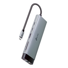 Hub TP-Link UH9120C 9 Portas (3x USB 3.0, 1x USB-C, 1x HDMI, 1x RJ45, 1x SD, 1x MicroSD, 1x PD) - Preto