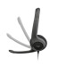 Headset Logitech H390, Conector USB, Microfone Integrado, Controle de Volume, Preto - 981-000014 Headset Logitech H390, Conector USB, Microfone Integrado, Controle de Volume, Preto - 981-000014