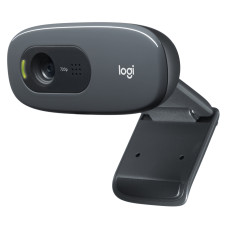WebCam Logitech C270 HD 1280x720P Cam 0.9 MP Preta