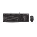 Kit Teclado e Mouse Logitech C/FIO MK120 USB Preto