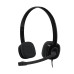 Headset Logitech H151, Conector P3 3.5mm, Microfone Integrado, Preto - 981-000587