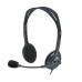 Headset Logitech H111, Conector P2/P3 3.5mm Único, Microfone Integrado, Preto - 981-000612