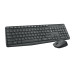 Kit Teclado e Mouse Wireless Logitech MK235 Preto