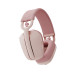 Headset Logitech Zone Vibe 100, Conexão Sem Fio, Microfone Integrado, Rosa - 981-001223