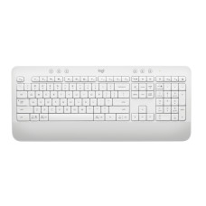 Teclado Logitech Sem Fio Signature K650 Bluetooth c/ Apoio p/ Mãos/ USB - Branco - 920-010965 Teclado Logitech Sem Fio Signature K650 Bluetooth c/ Apoio p/ Mãos/ USB - Branco - 920-010965