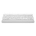 Teclado Logitech Sem Fio Signature K650 Bluetooth c/ Apoio p/ Mãos/ USB - Branco - 920-010965